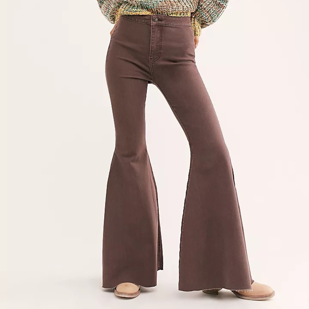 FP Just Float On Flare Jeans Purple